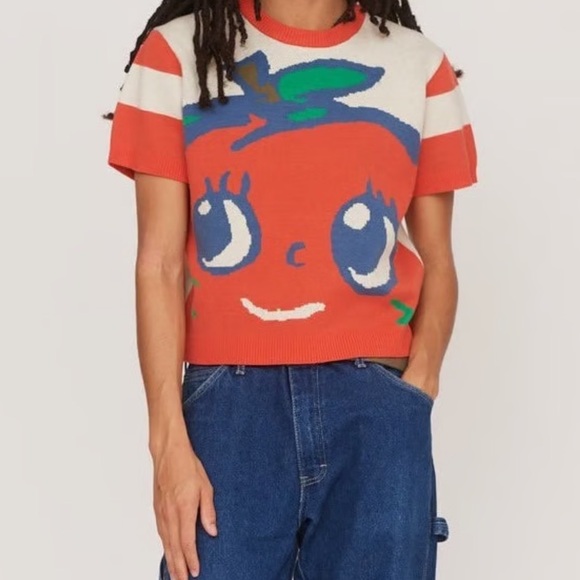 Lazy Oaf Tops - NWT Lazy Oaf - Bad Apple Oversized Sweater